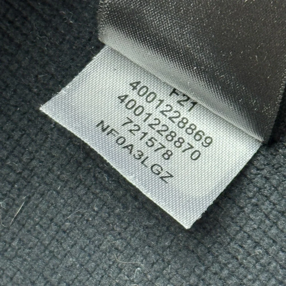 The North Face Vest Mens Medium Black Ridgewall Softshell Full Zip Windwall Logo